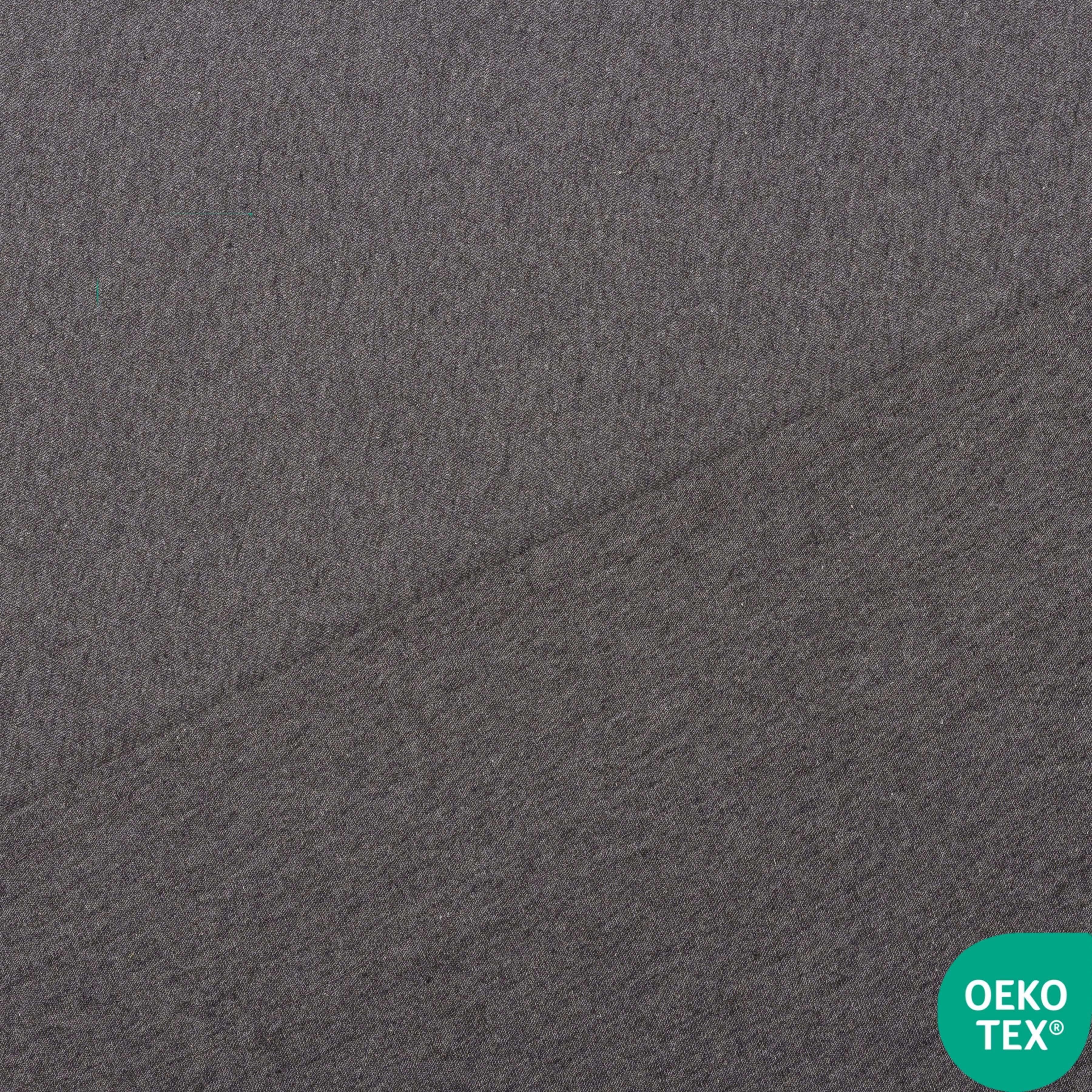 Mainstays Cotton Rich Extra Soft Jersey Bed Sheet Set, Queen, Charcoal, 4 Pieces - Image 5